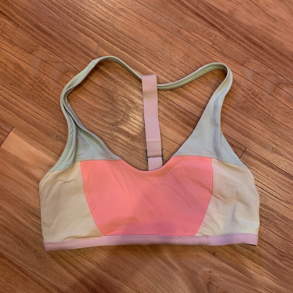 Pastel bathing suit top